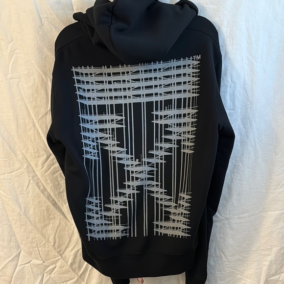 Off-White Black Tee with White Graphic